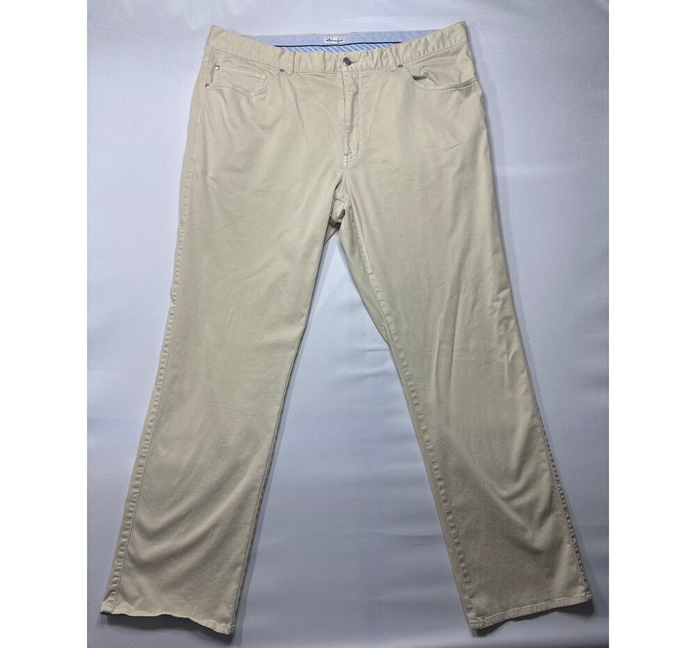 Peter Millar Men's Straight Leg Stretch Sateen 5-Pocket Pants - Size 42‎ (42x33)